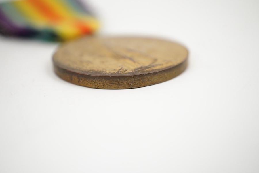 A George V First World War Military Cross (MC) medal group, comprising of a military cross, British war medal, and the victory medal. Condition - poor, the name of the recipient has been removed leaving only ‘W. York R.’